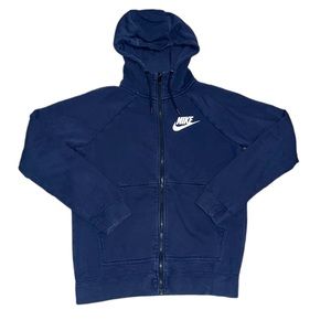 Nike navy blue zip up